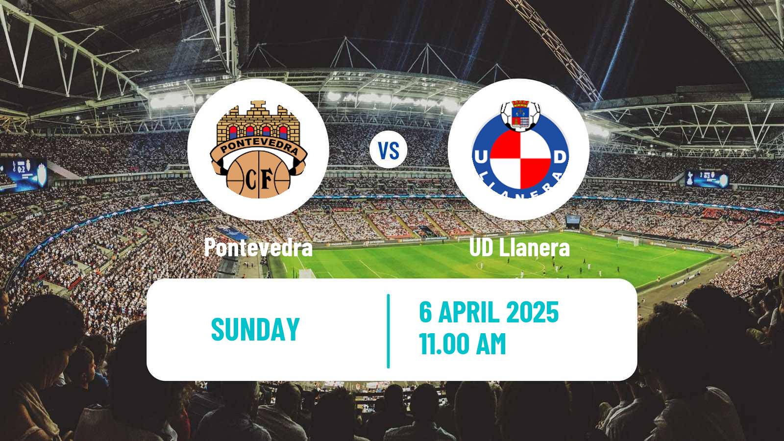 Soccer Spanish Segunda RFEF - Group 1 Pontevedra - Llanera