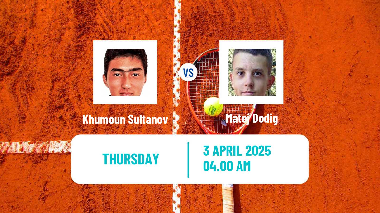 Tennis Barletta Challenger Men Khumoun Sultanov - Matej Dodig