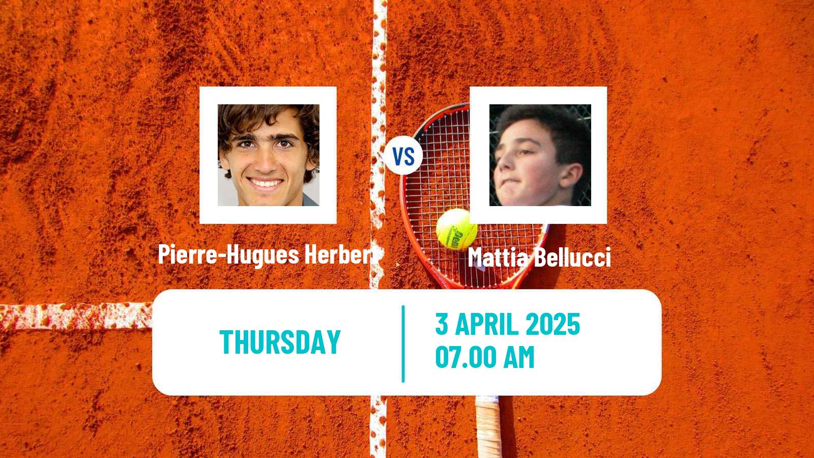 Tennis ATP Marrakech Pierre-Hugues Herbert - Mattia Bellucci