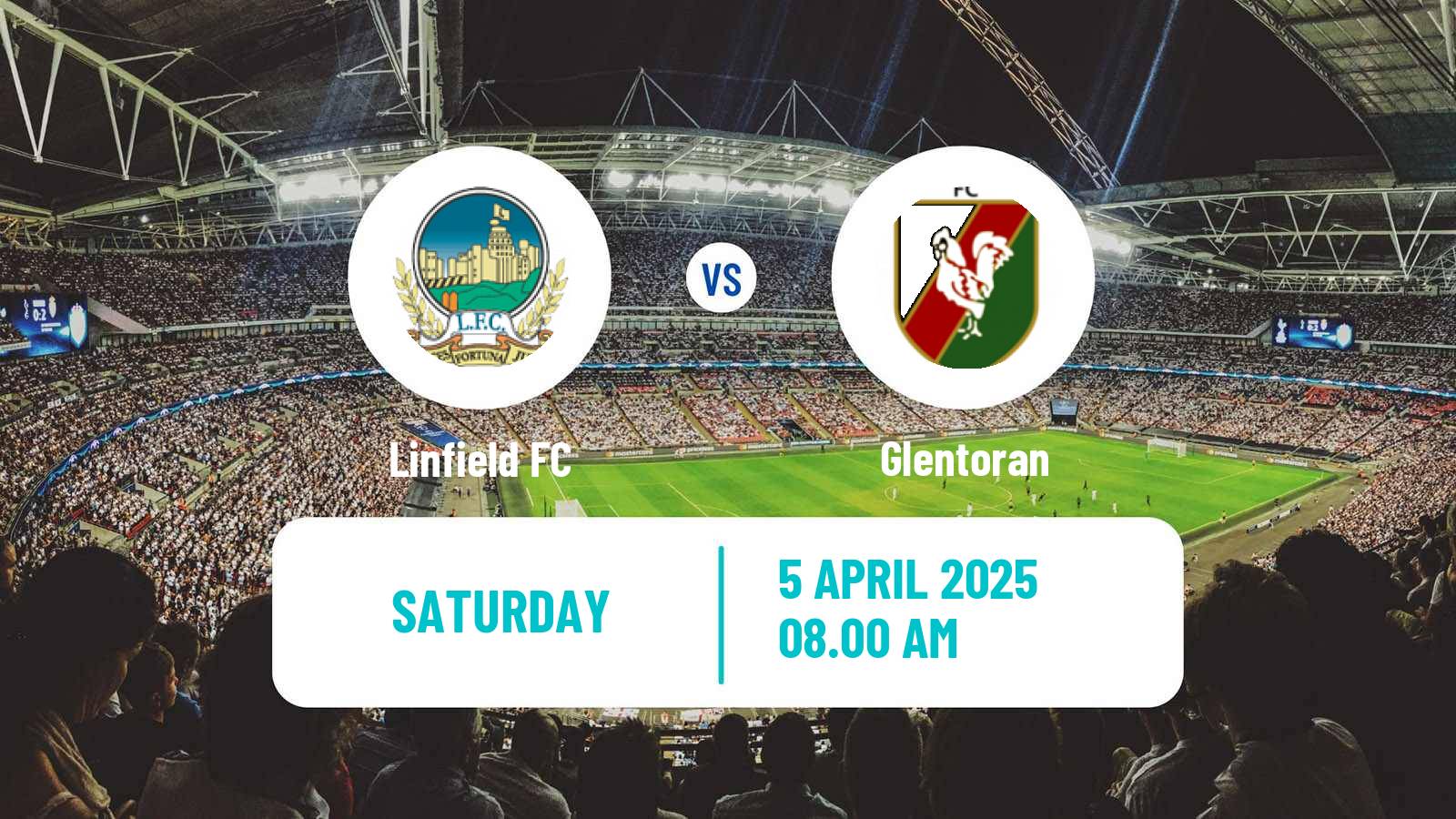 Football Northern Irish Premiership Linfield - Glentoran