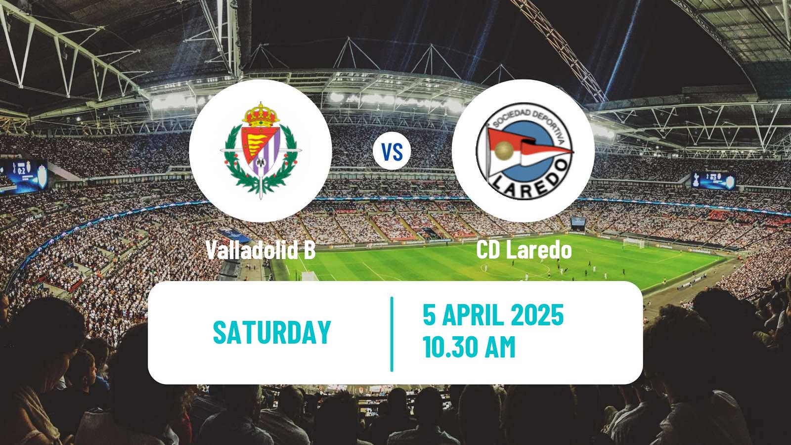 Football Spanish Segunda RFEF - Group 1 Valladolid B - Laredo
