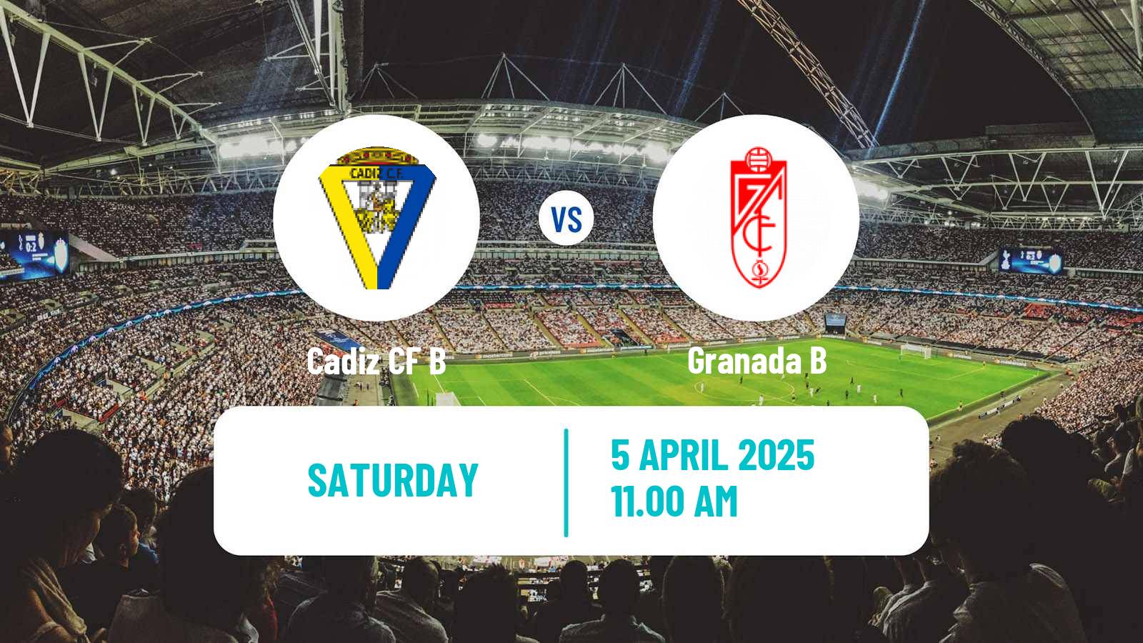 Soccer Spanish Segunda RFEF - Group 4 Cadiz CF B - Granada B