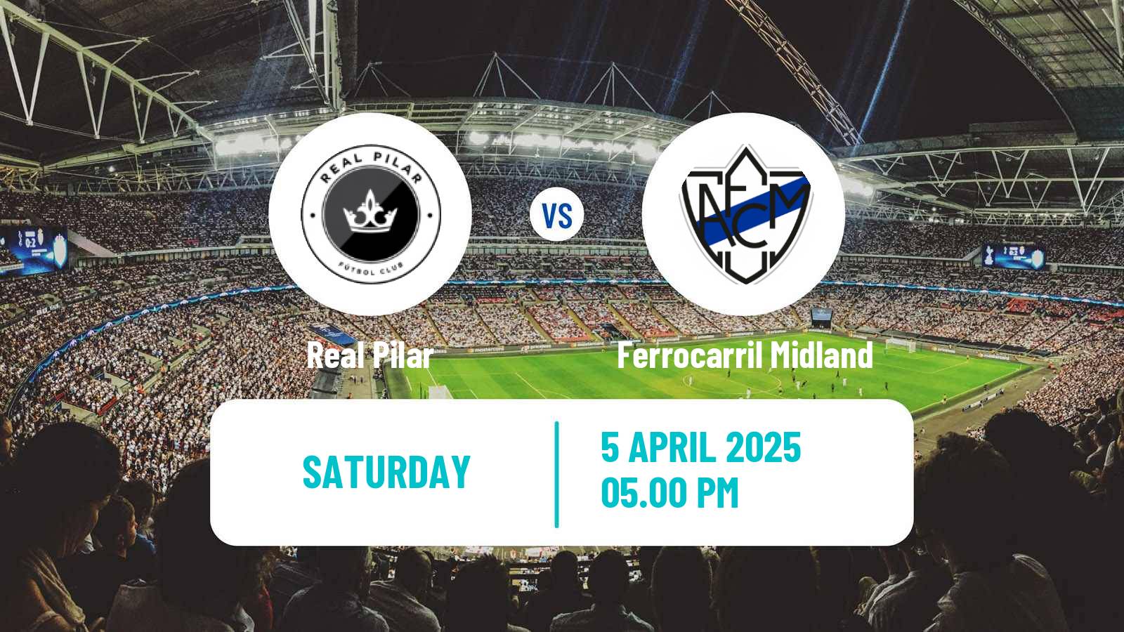 Soccer Argentinian Primera B Real Pilar - Ferrocarril Midland