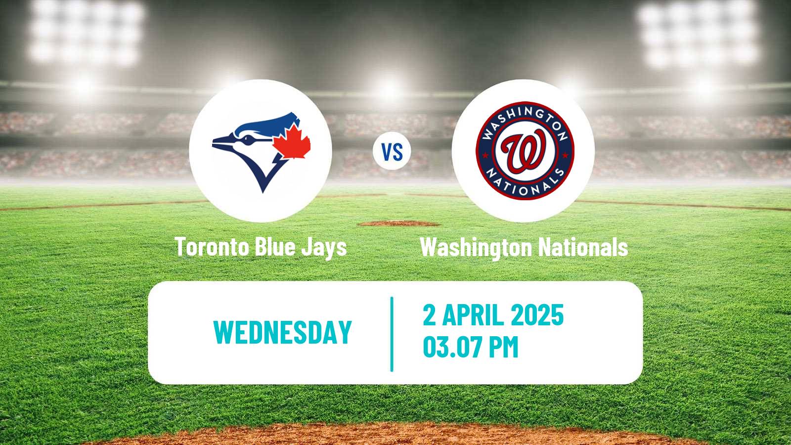 Baseball MLB Toronto Blue Jays - Washington Nationals
