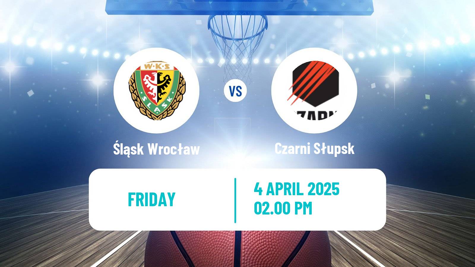 Basketball Polish Basket Liga Śląsk Wrocław - Czarni Słupsk