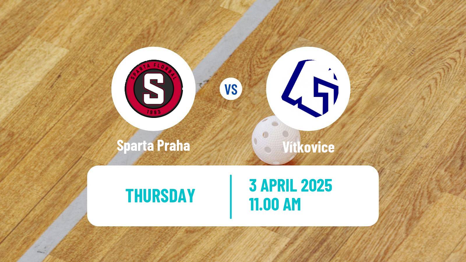 Floorball Czech Superliga Floorball Sparta Praha - Vítkovice