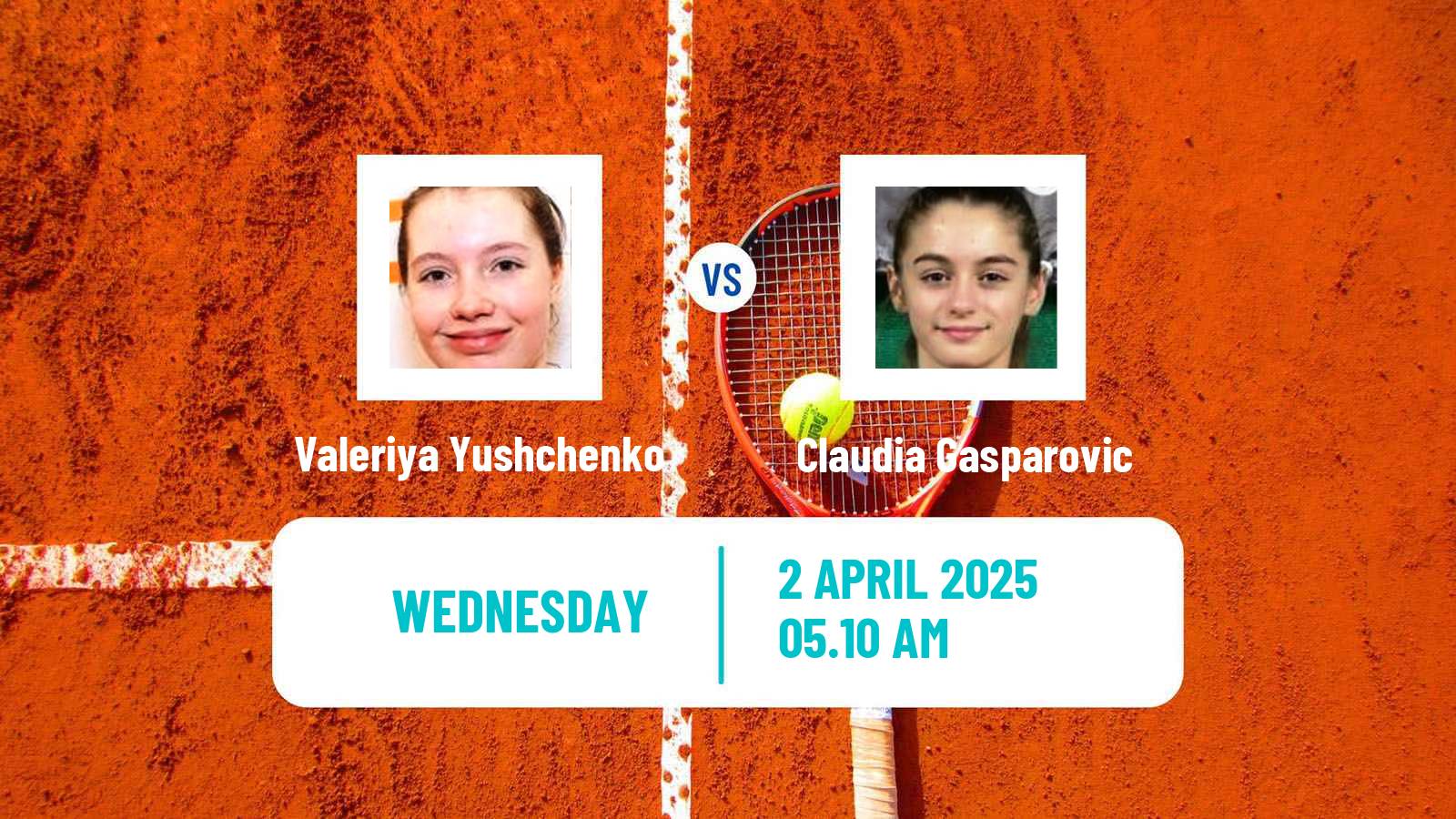 Tennis ITF W15 Antalya 9 Women Valeriya Yushchenko - Claudia Gasparovic