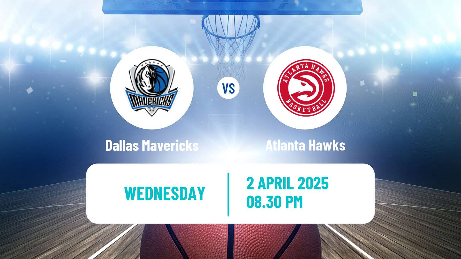 Basketball NBA Dallas Mavericks - Atlanta Hawks