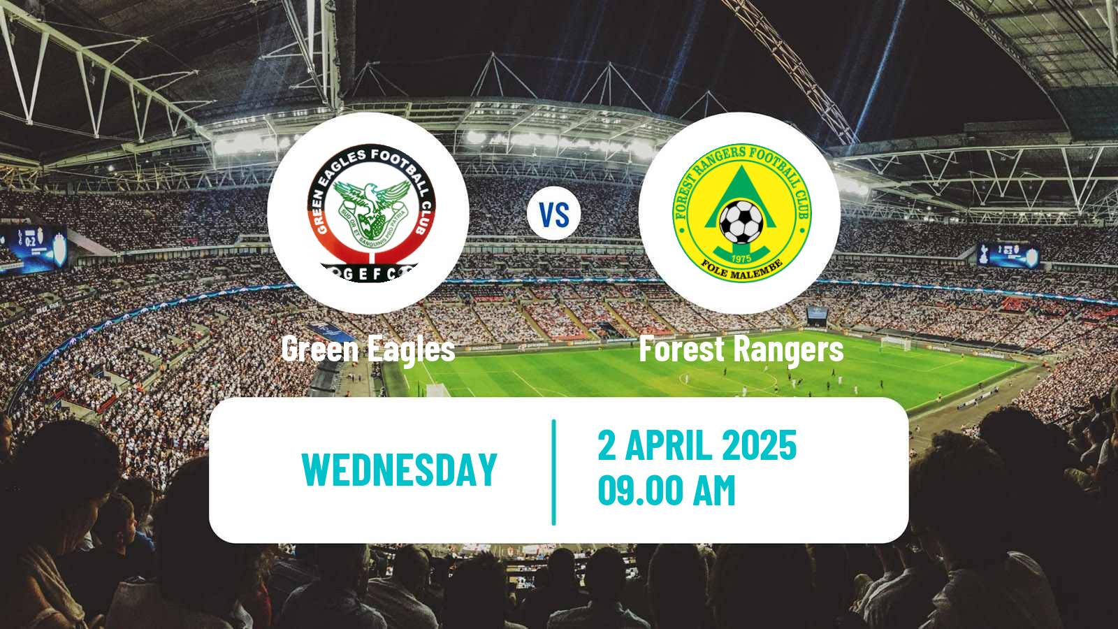 Soccer Zambian Premier League Green Eagles - Forest Rangers