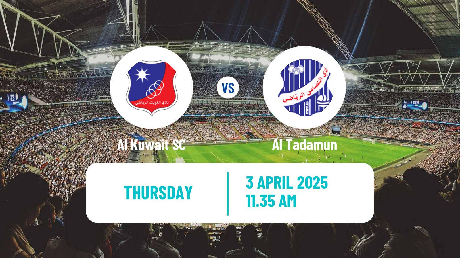 Soccer Kuwaiti Premier League Al Kuwait - Al Tadamun