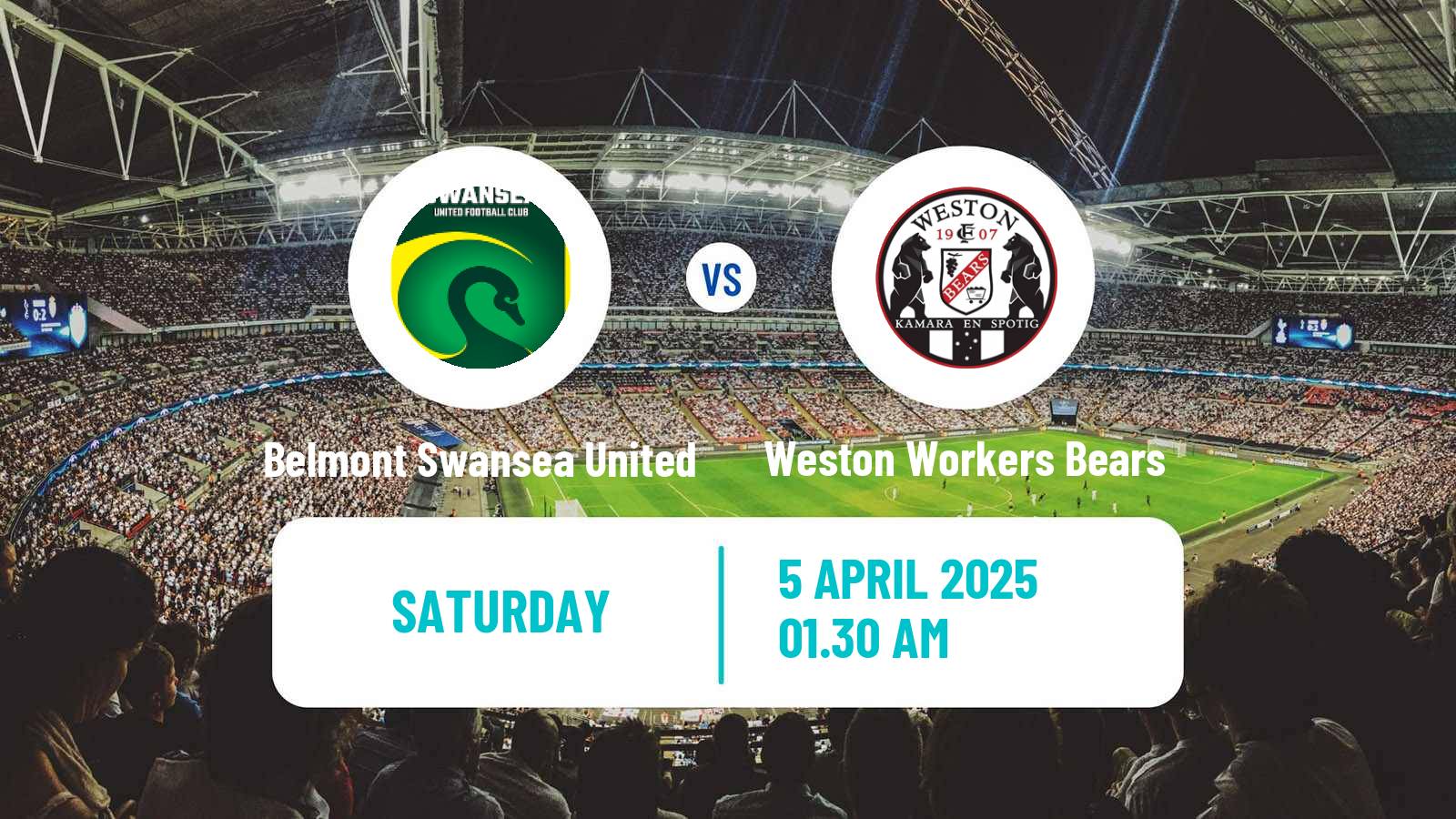 Soccer Australian NPL Northern NSW Belmont Swansea United - Weston Workers Bears