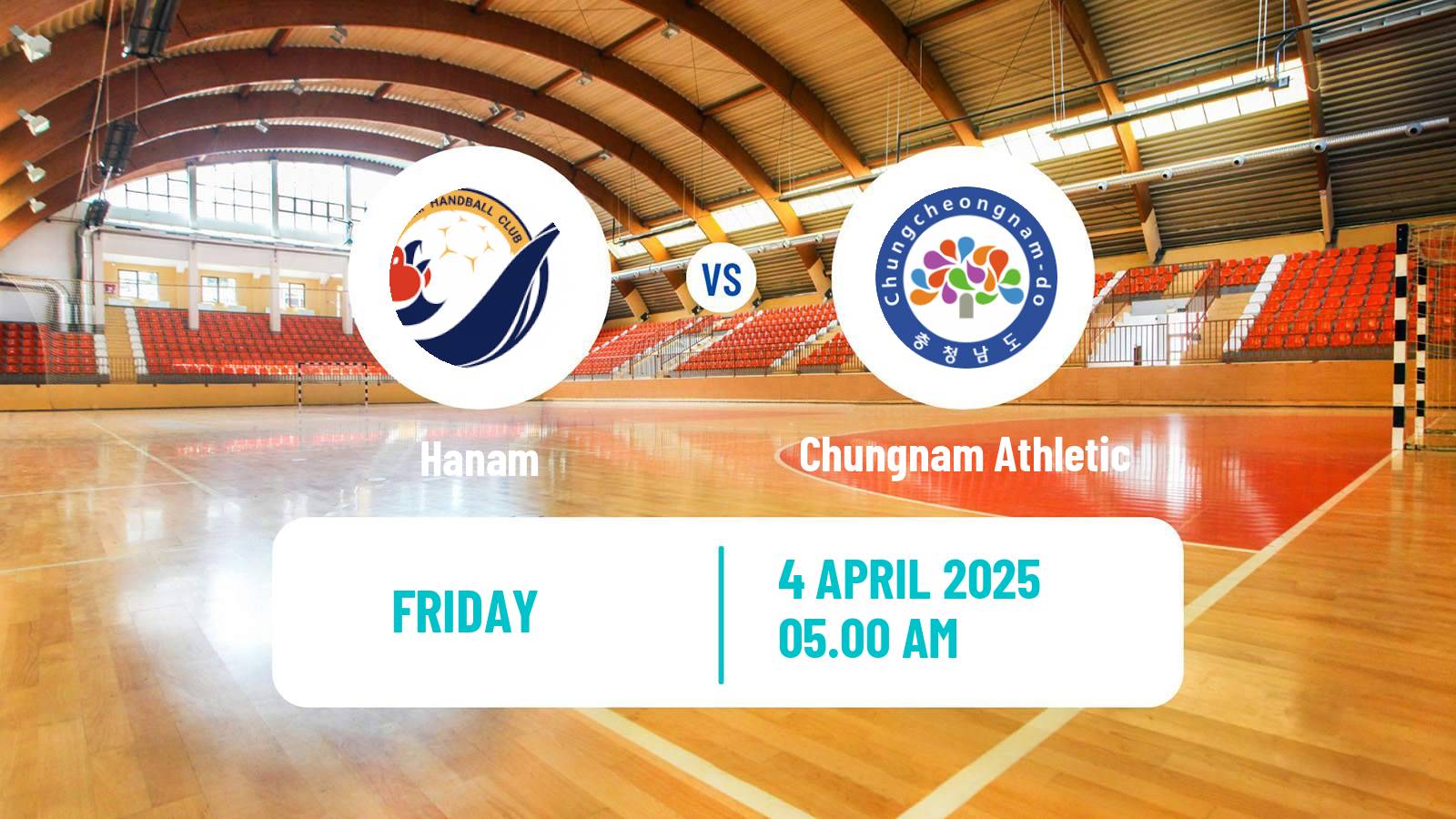 Handball South Korean 1st League Handball Hanam - Chungnam Athletic