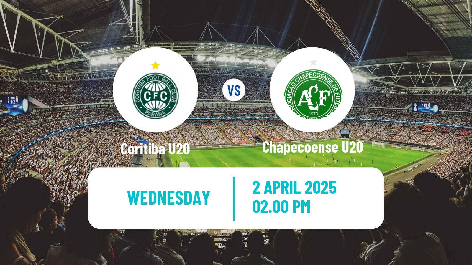 Soccer Brasileiro U20 B Coritiba U20 - Chapecoense U20