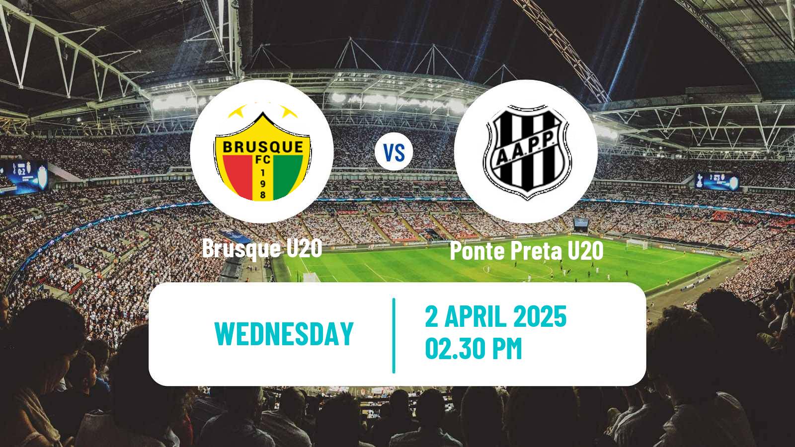 Soccer Brasileiro U20 B Brusque U20 - Ponte Preta U20