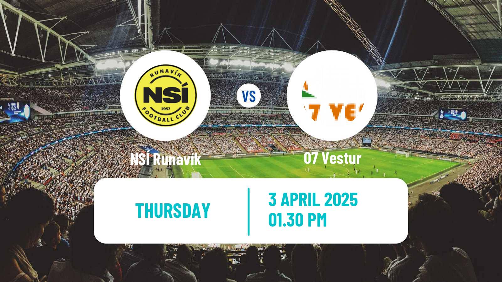 Soccer Faroe Islands Premier League NSÍ Runavík - 07 Vestur