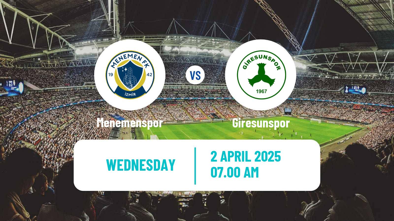 Soccer Turkish Second League Red Group Menemenspor - Giresunspor