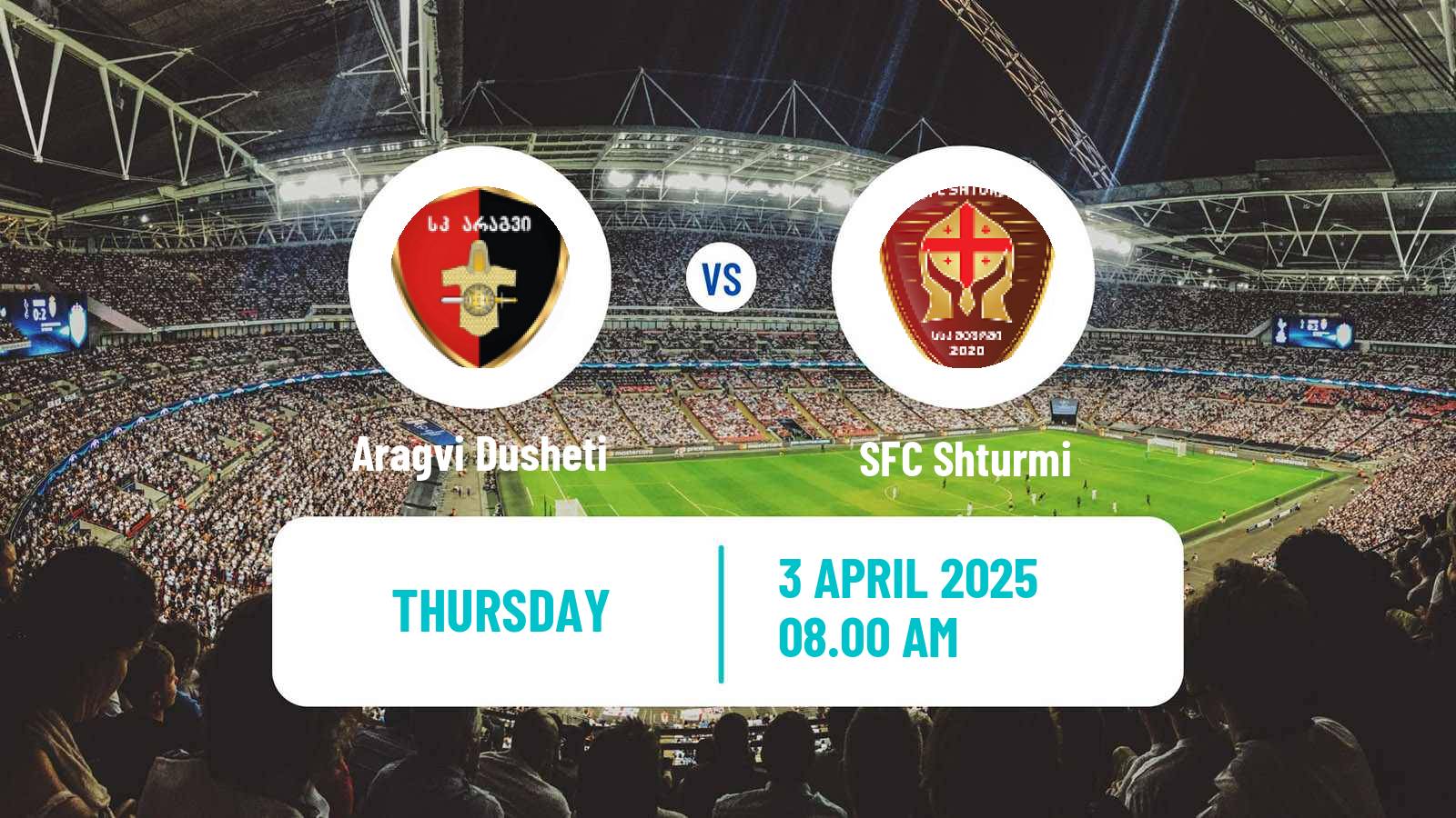 Soccer Georgian Liga 3 Aragvi Dusheti - Shturmi