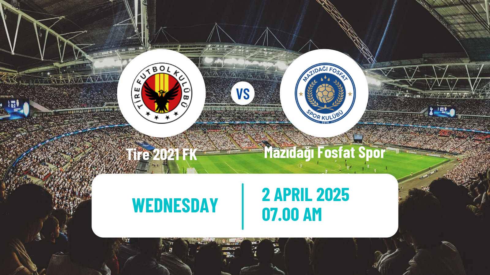 Soccer Turkish 3 Lig Group 2 Tire 2021 - Mazıdağı Fosfat Spor