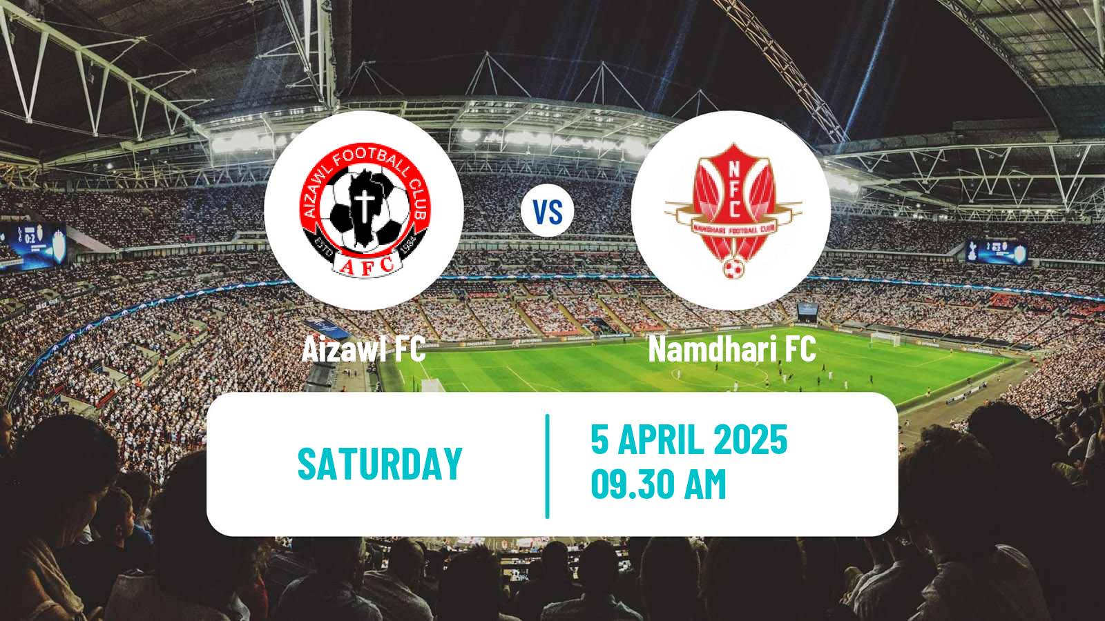 Soccer Indian I-League Aizawl - Namdhari