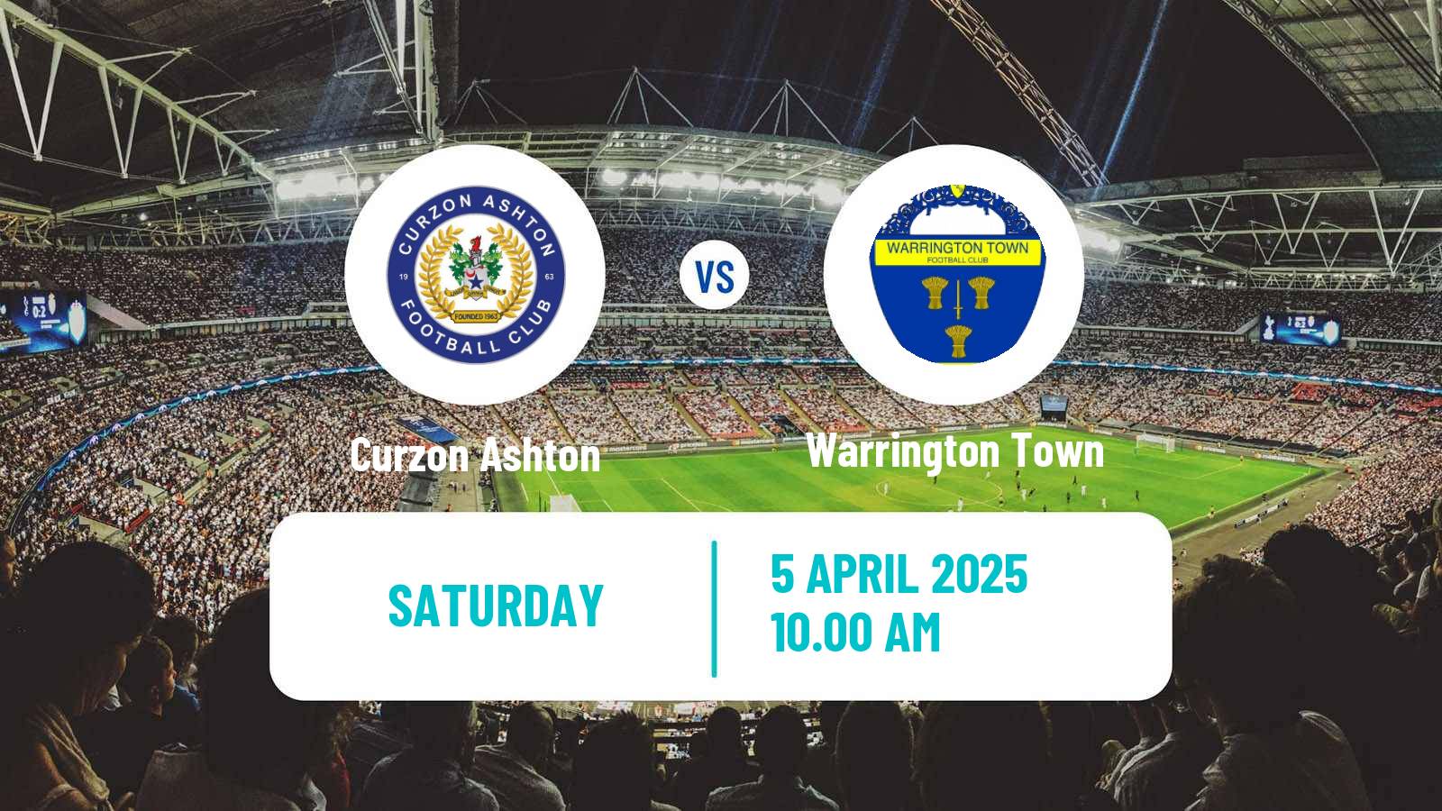 Soccer English National League North Curzon Ashton - Warrington Town