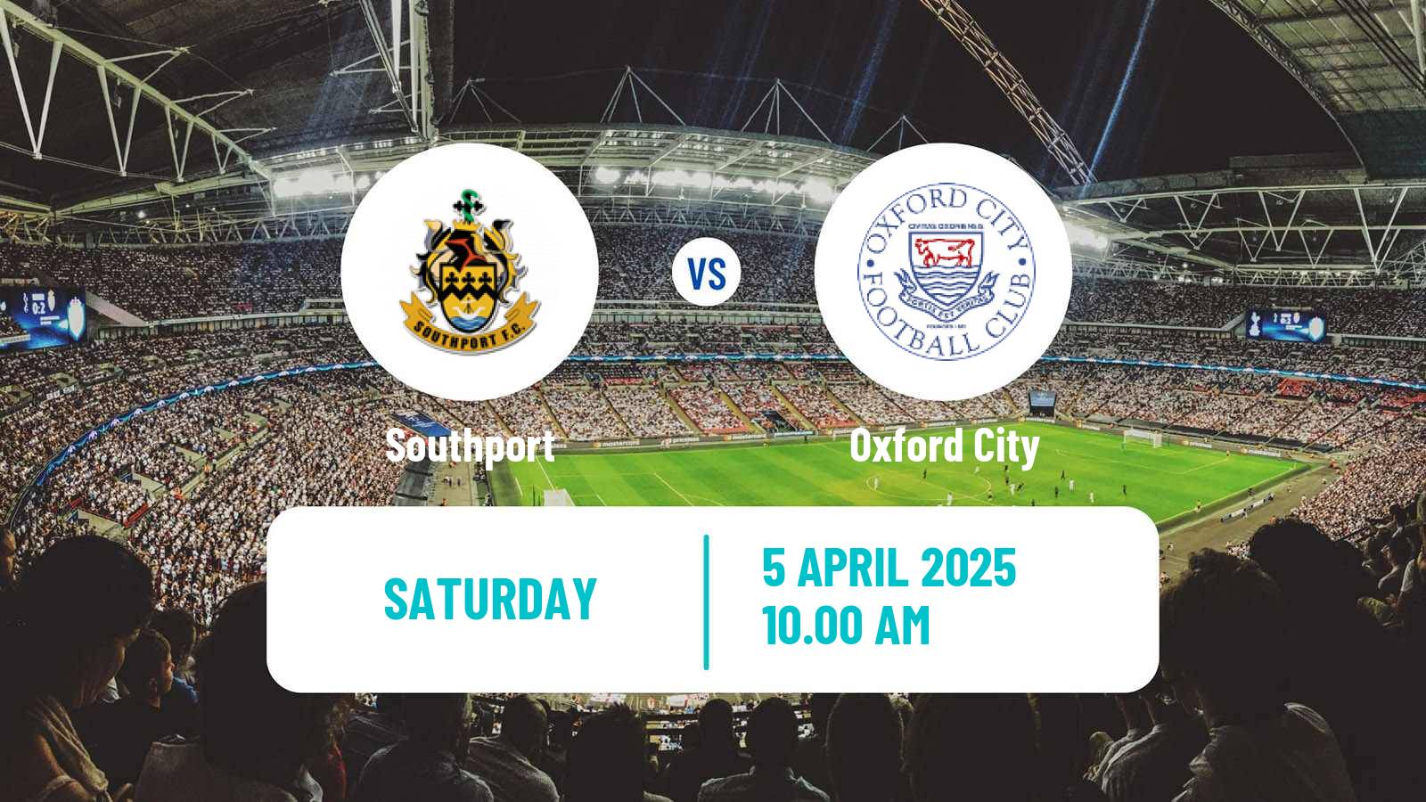 Soccer English National League North Southport - Oxford City