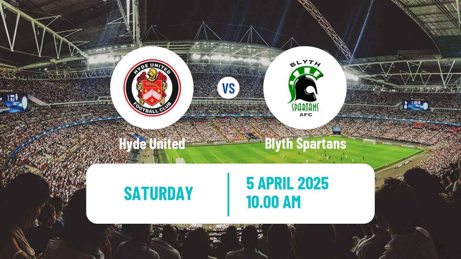 Soccer English NPL Premier Division Hyde United - Blyth Spartans
