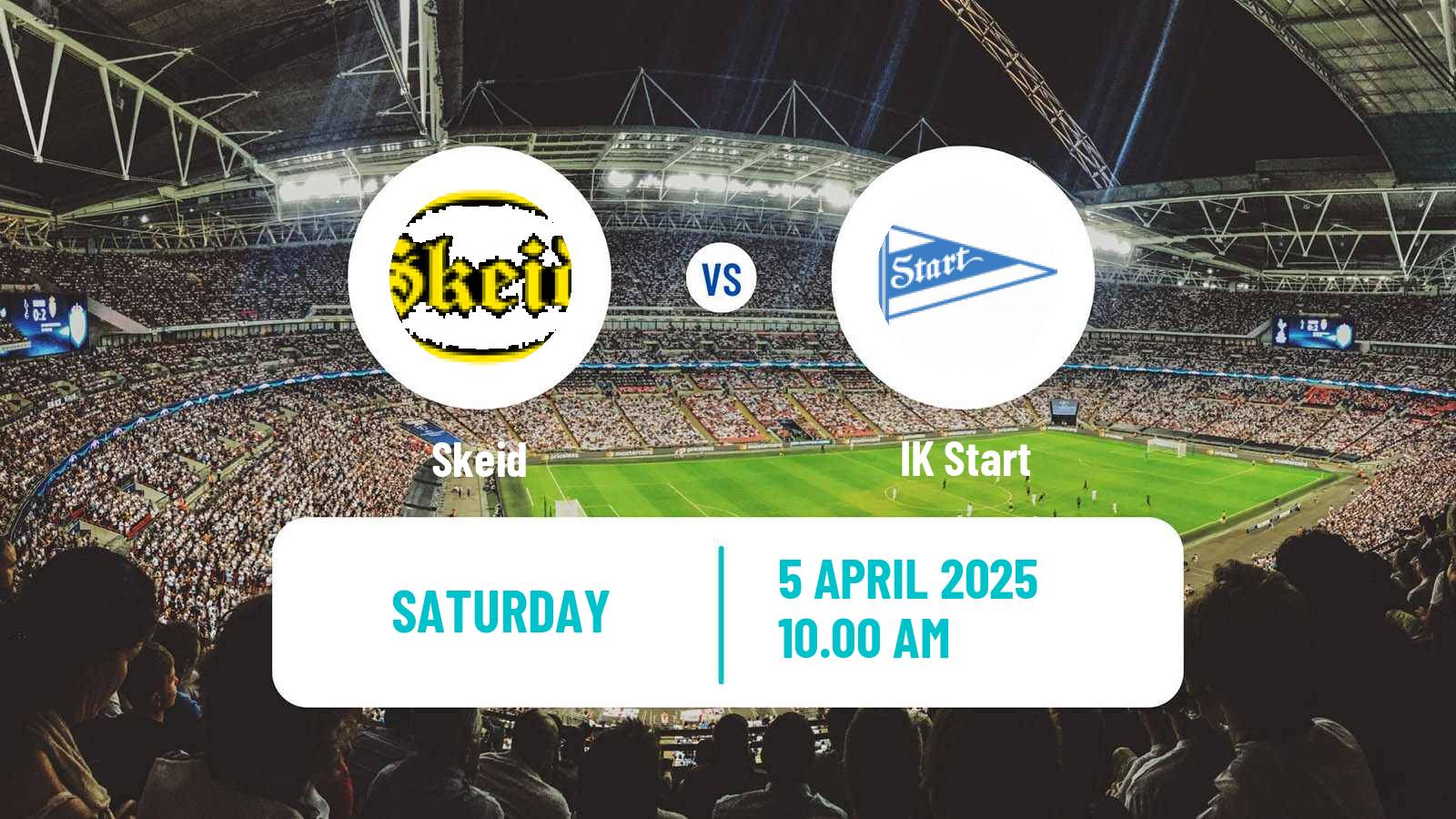 Soccer Norwegian Adeccoligaen Skeid - Start