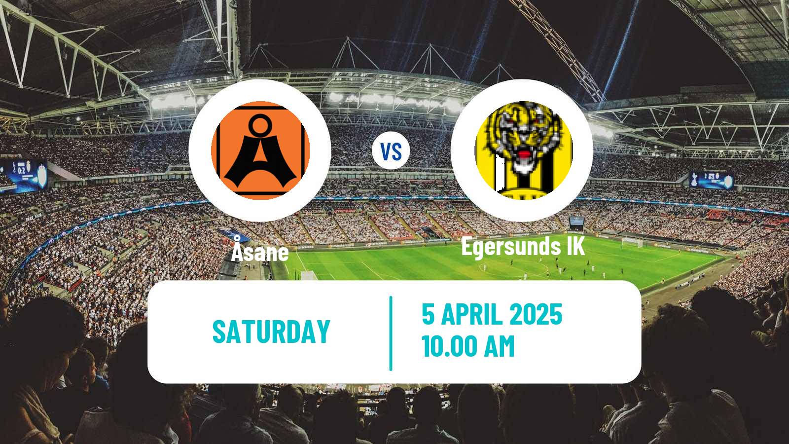 Soccer Norwegian Adeccoligaen Åsane - Egersund