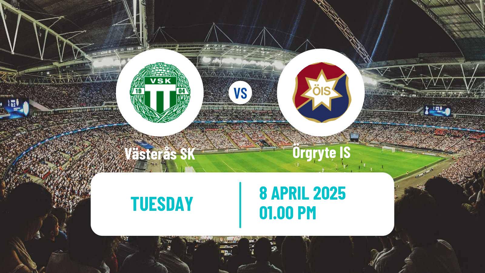 Soccer Swedish Superettan Västerås SK - Örgryte
