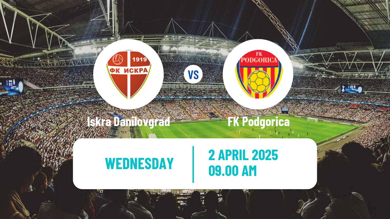 Soccer Montenegrin Druga Liga Iskra Danilovgrad - Podgorica