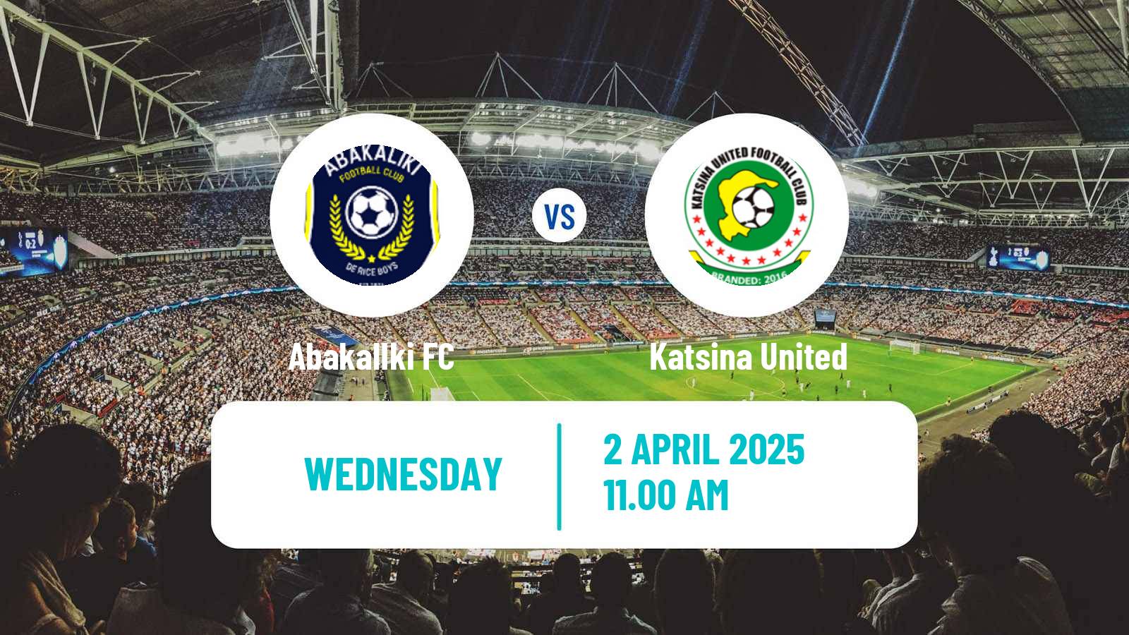 Soccer Nigerian Aiteo Cup AbakalIki - Katsina United