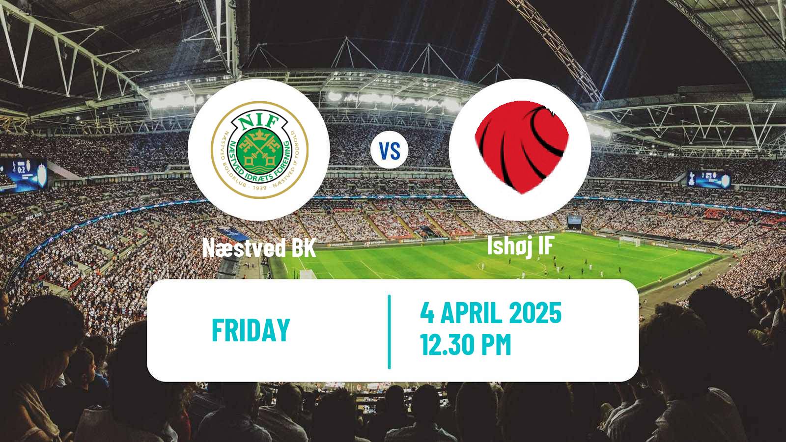 Soccer Danish 2 Division Næstved BK - Ishøj IF