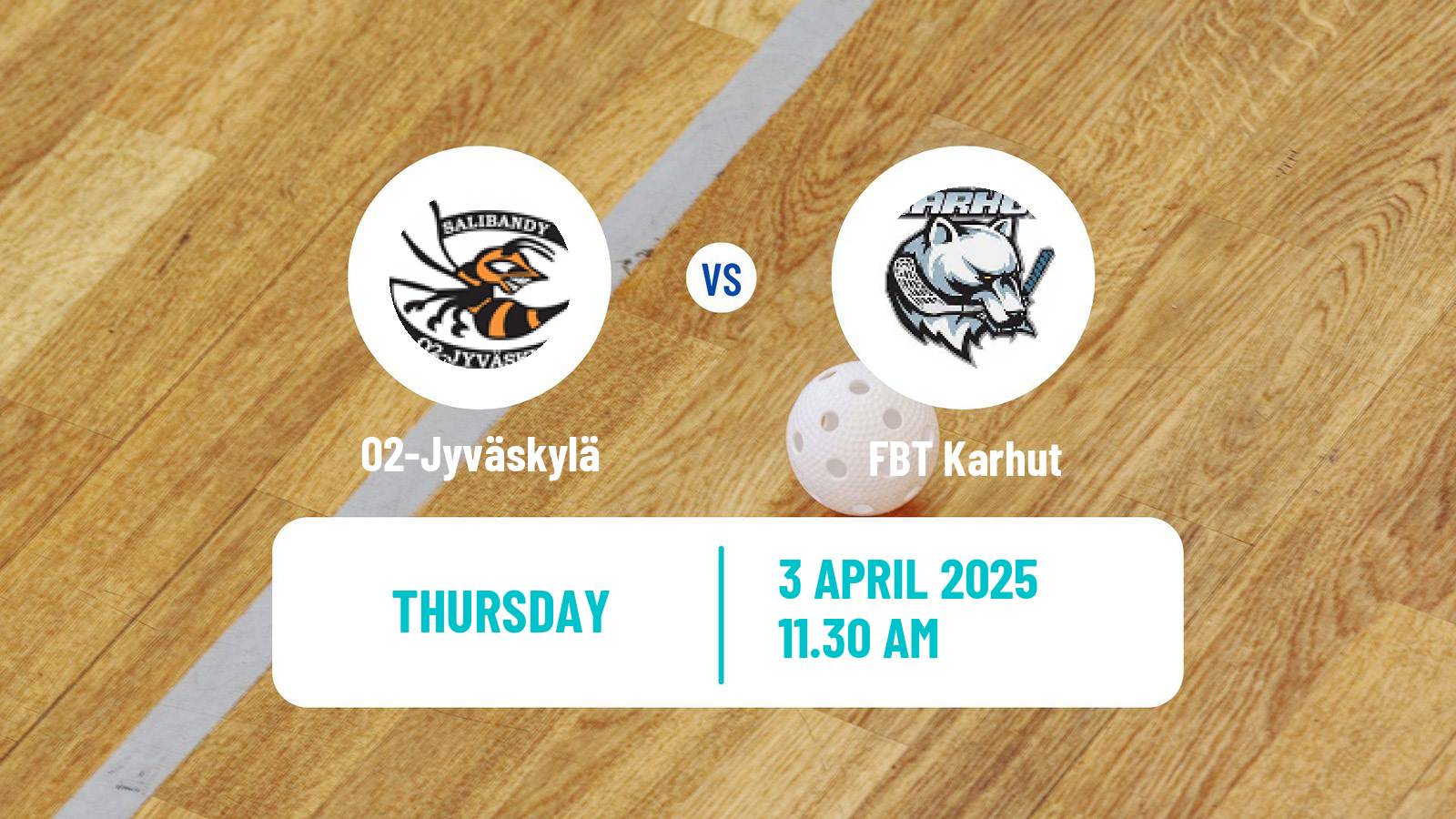Floorball Finnish F-Liiga O2-Jyväskylä - Karhut