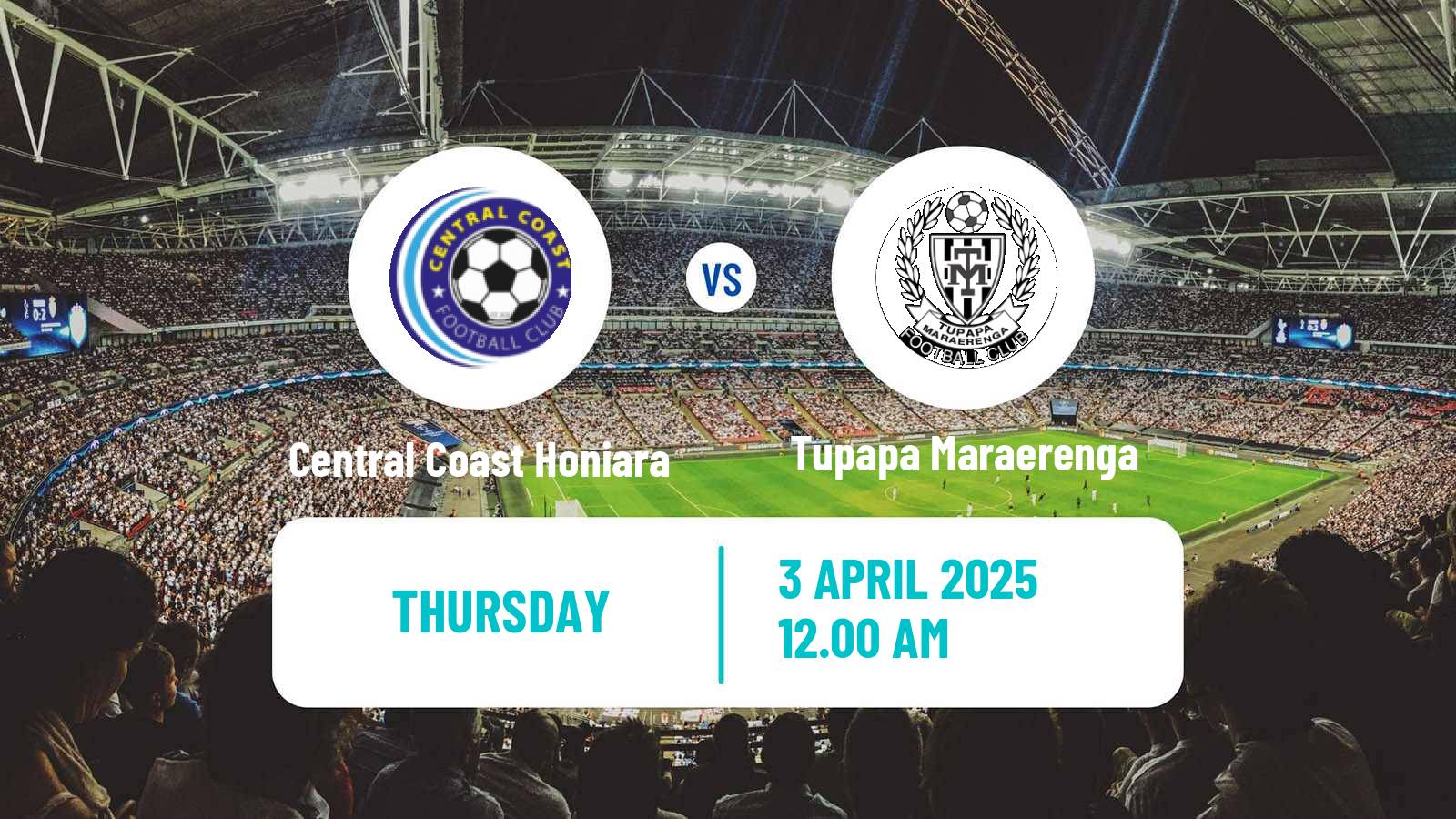 Soccer OFC Champions League Central Coast Honiara - Tupapa Maraerenga