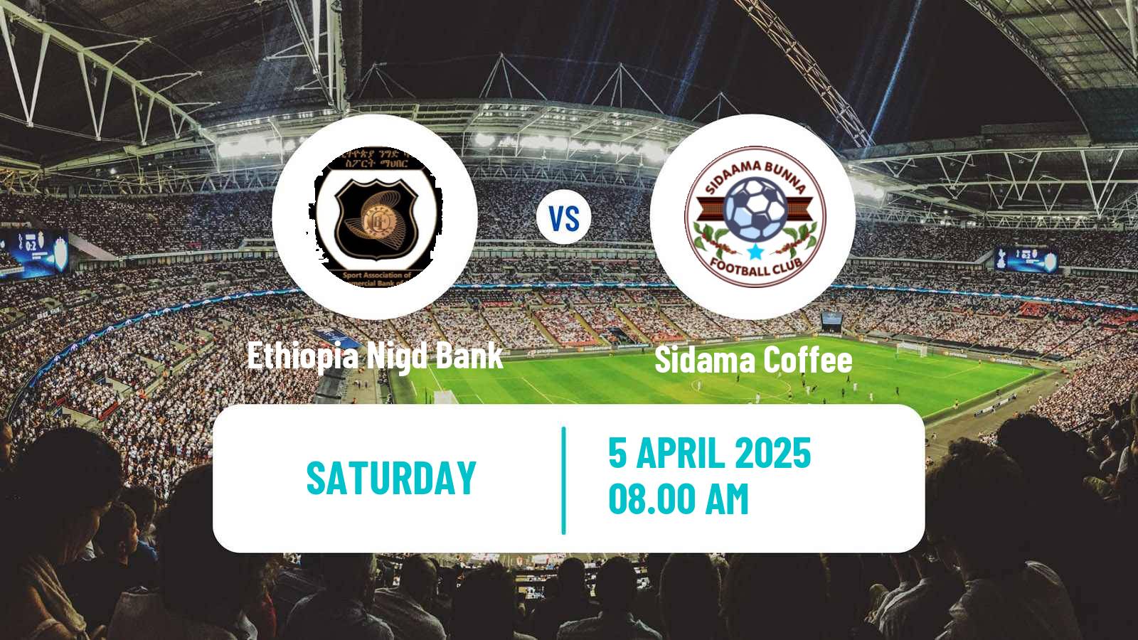 Soccer Ethiopian Premier League Ethiopia Nigd Bank - Sidama Coffee