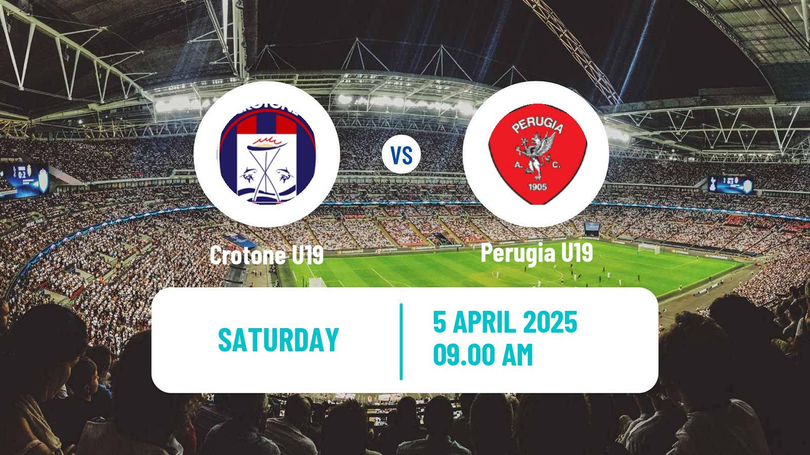 Football Italian Primavera 2 Crotone U19 - Perugia U19