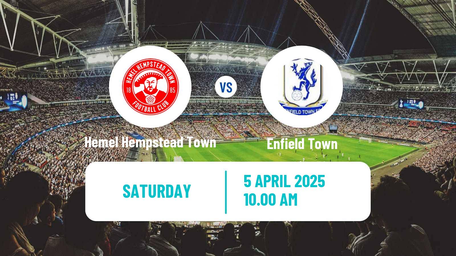 Soccer English National League South Hemel Hempstead Town - Enfield Town