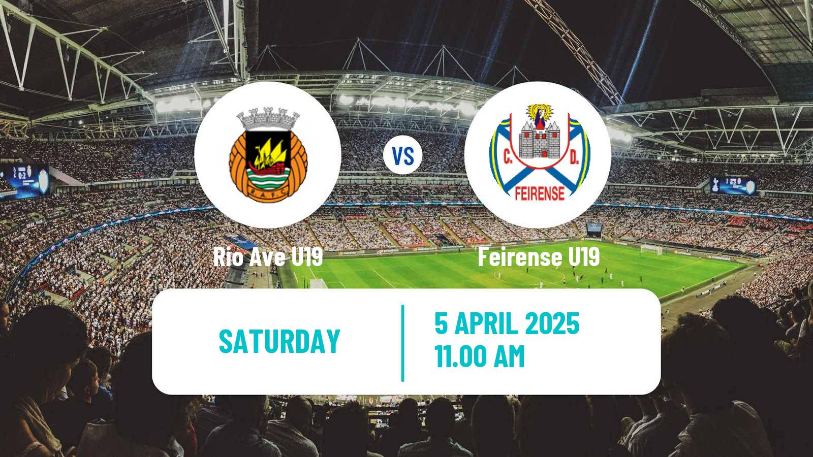Soccer Portuguese Campeonato Nacional U19 Rio Ave U19 - Feirense U19