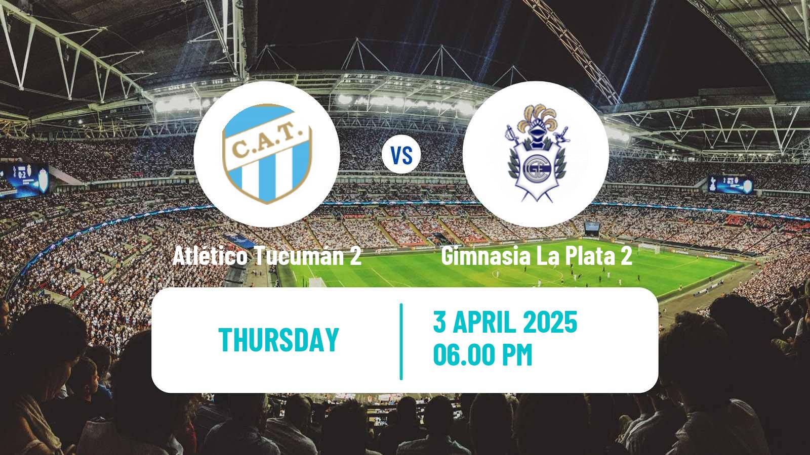 Soccer Argentinian Reserve League Atlético Tucumán 2 - Gimnasia La Plata 2