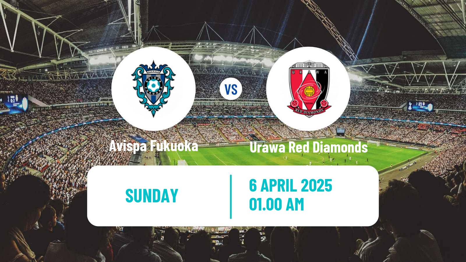 Soccer Japan J1 League Avispa Fukuoka - Urawa Red Diamonds