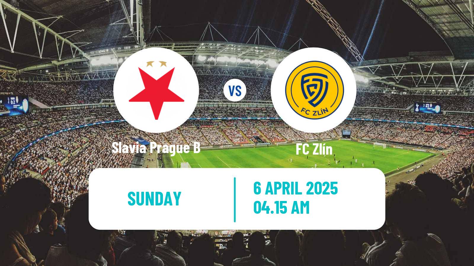 Soccer Czech Division 2 Slavia Prague B - Zlín