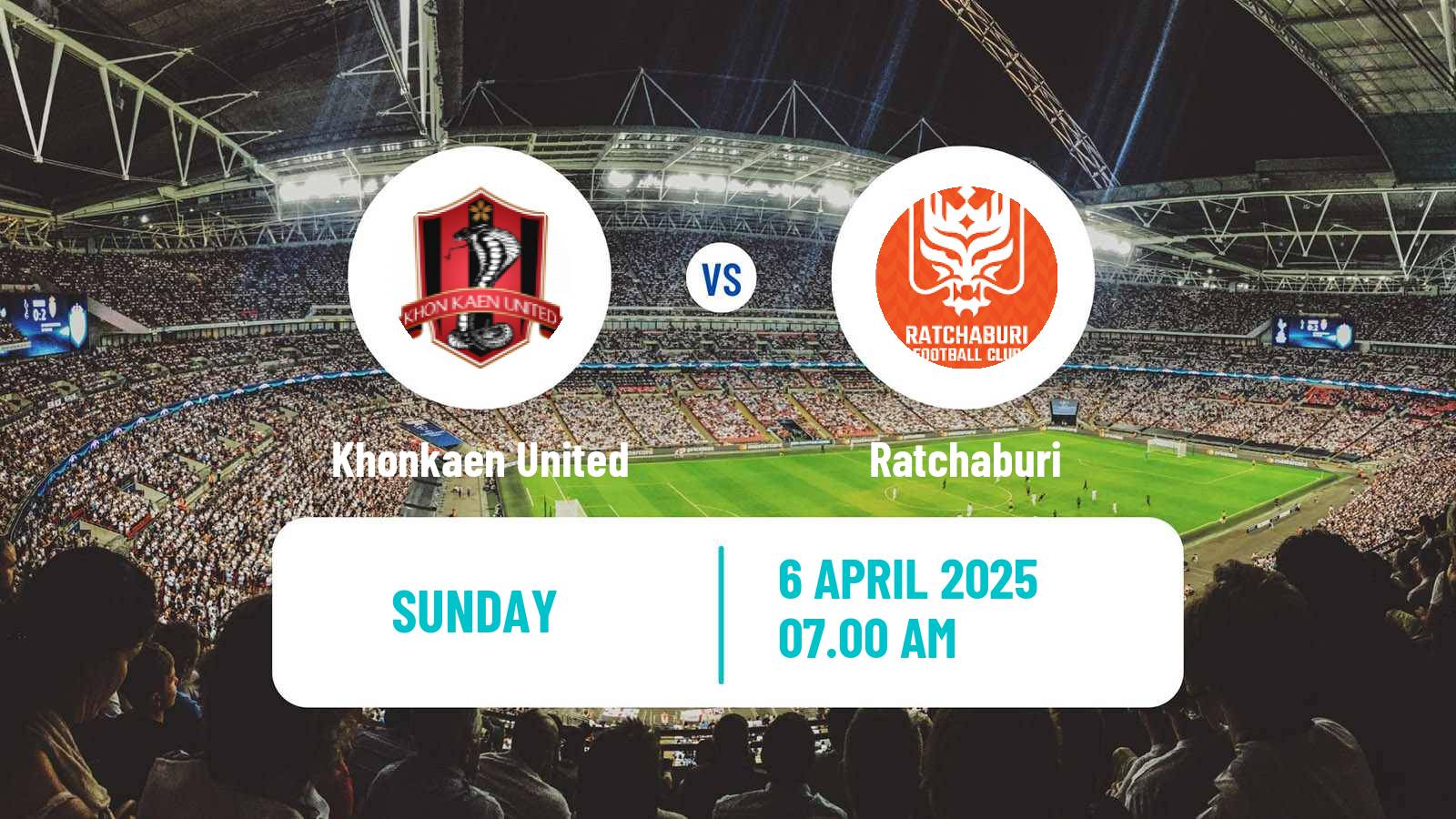 Soccer Thai League 1 Khonkaen United - Ratchaburi