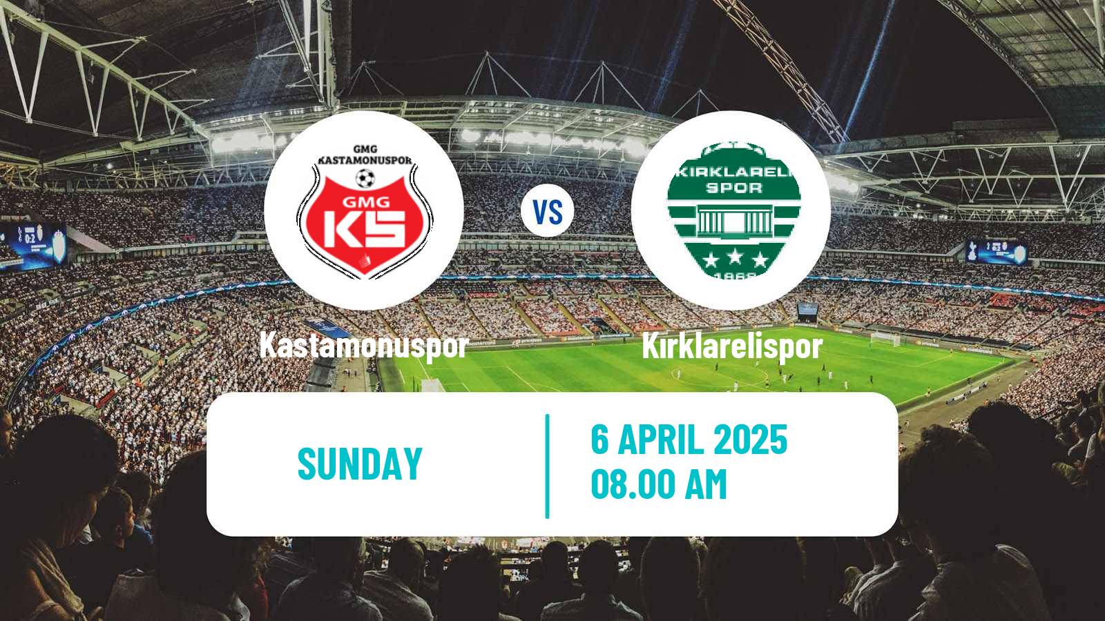 Soccer Turkish Second League White Group Kastamonuspor - Kırklarelispor