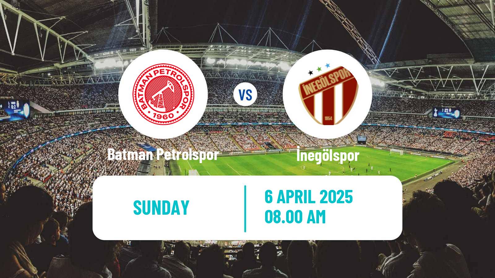 Soccer Turkish Second League White Group Batman Petrolspor - İnegölspor