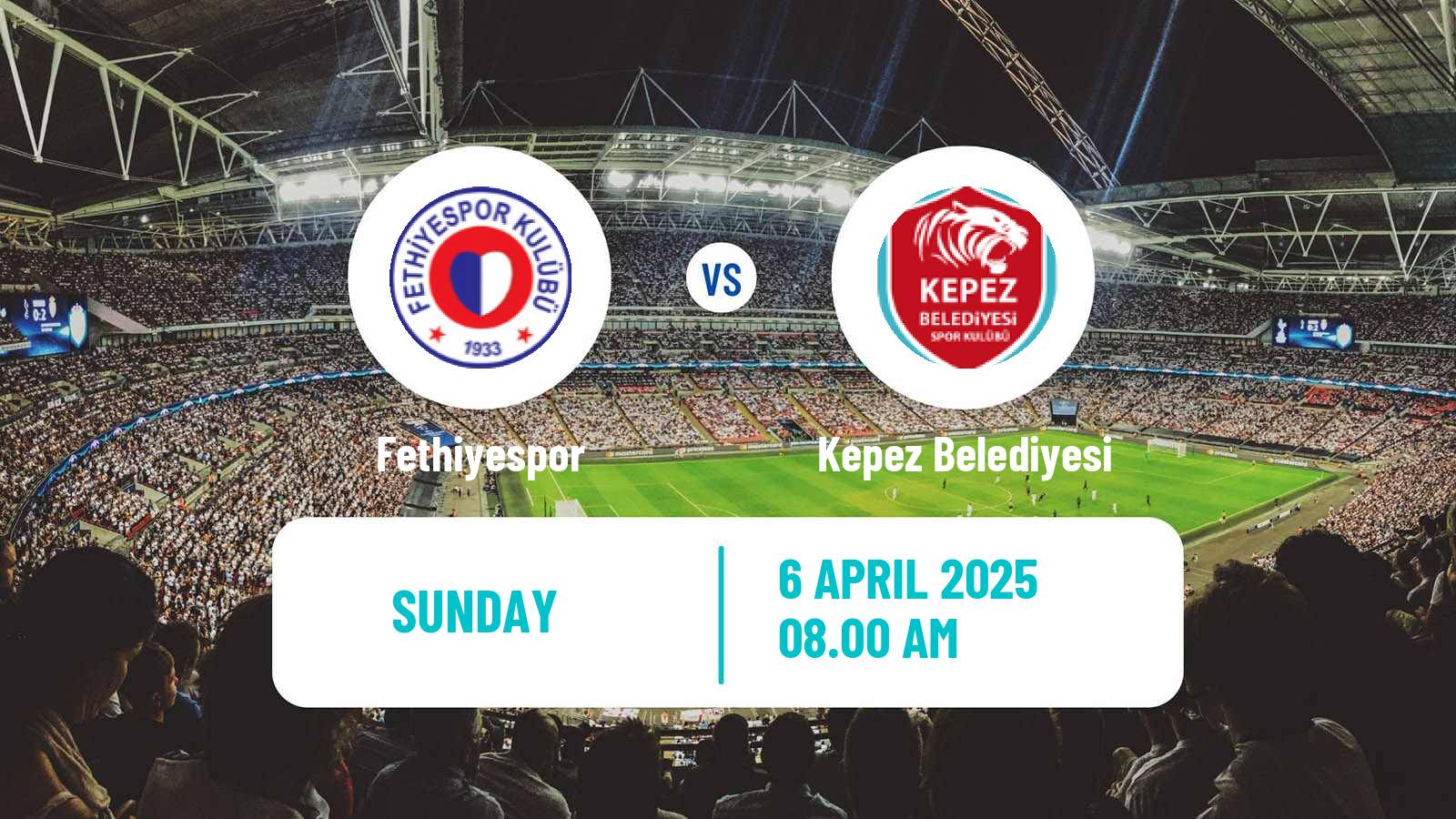 Soccer Turkish Second League White Group Fethiyespor - Kepez Belediyesi