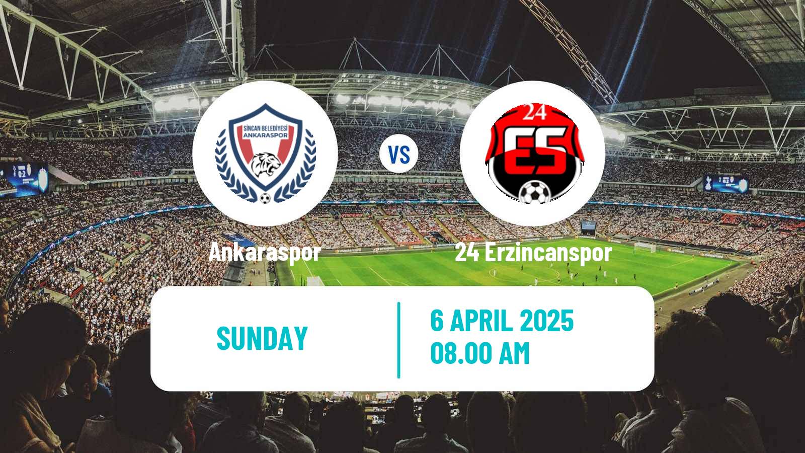 Soccer Turkish Second League White Group Ankaraspor - 24 Erzincanspor