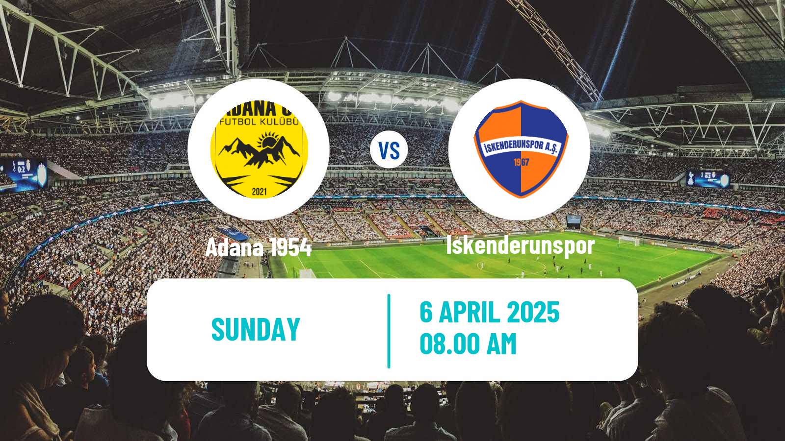 Soccer Turkish Second League White Group Adana 1954 - Iskenderunspor