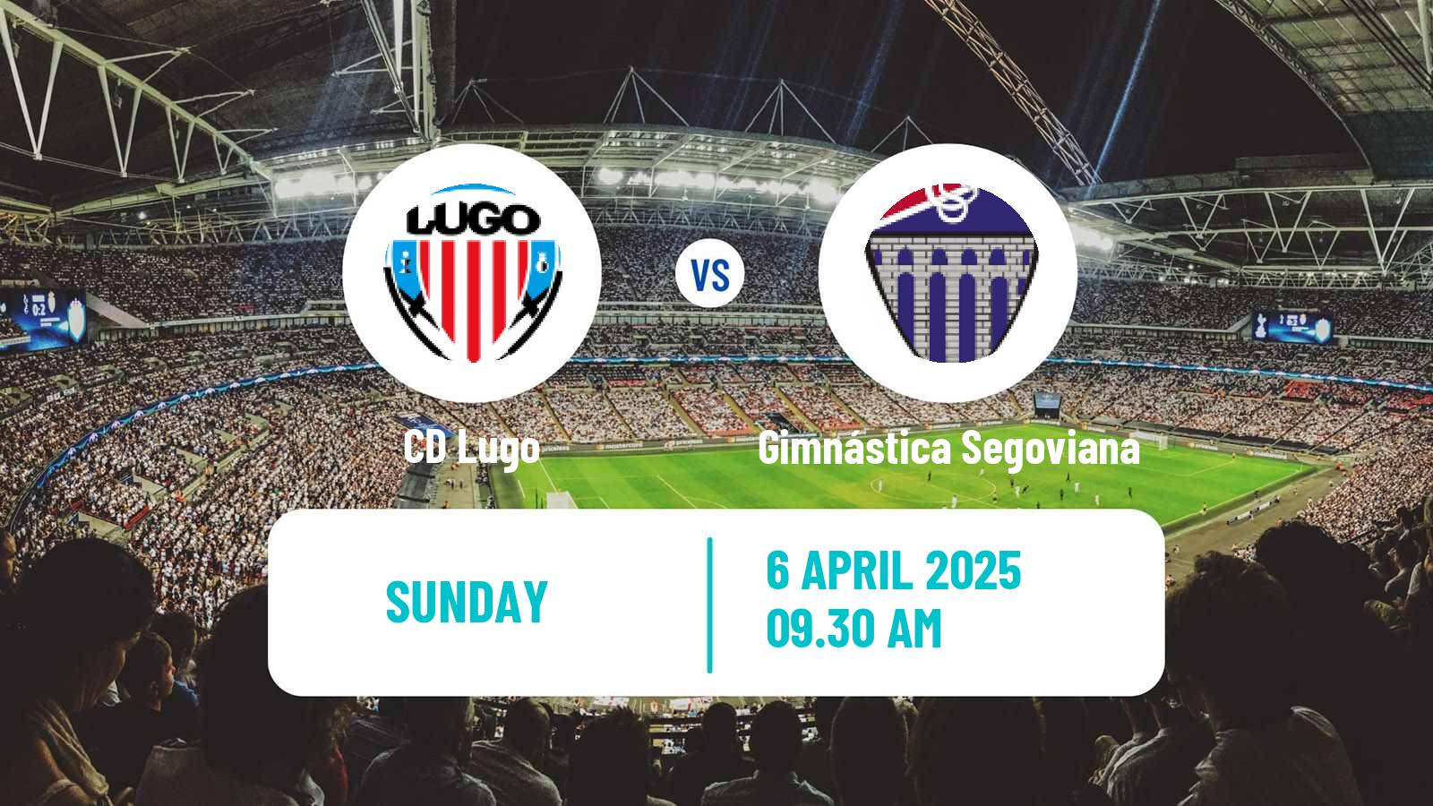 Soccer Spanish Primera RFEF Group 1 Lugo - Gimnástica Segoviana