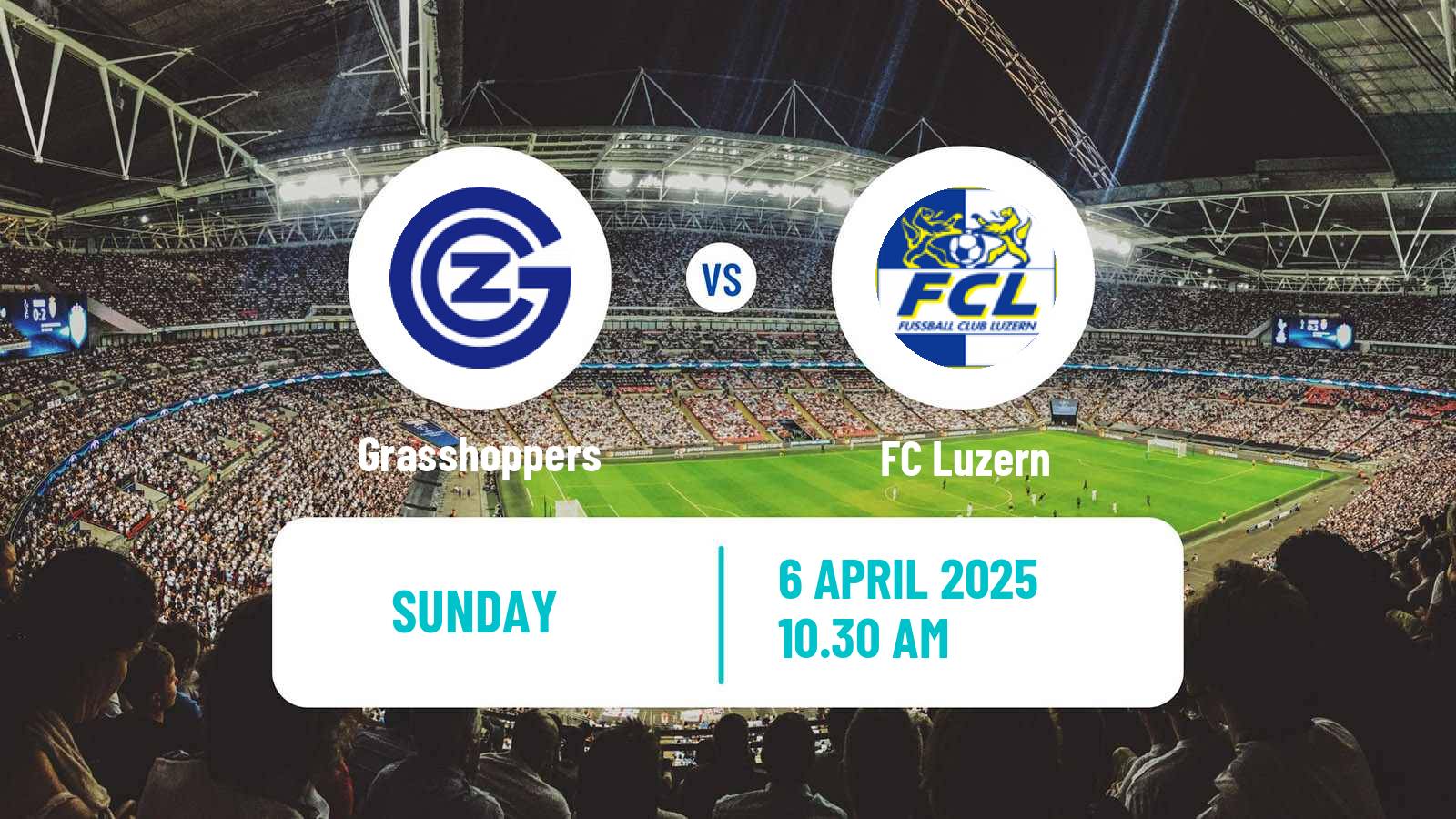 Soccer Swiss Super League Grasshoppers - Luzern