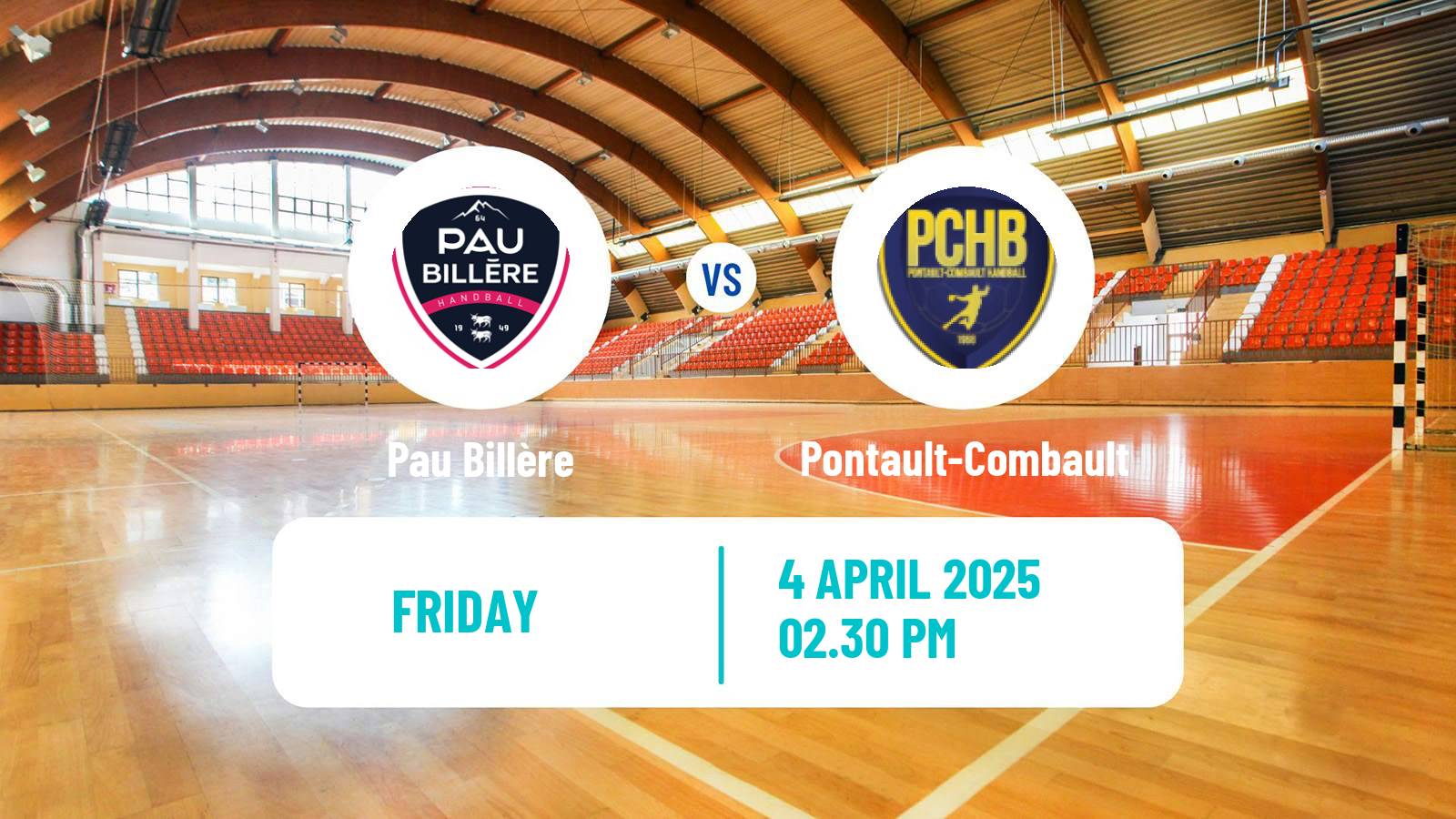Handball French Proligue Handball Pau Billère - Pontault-Combault